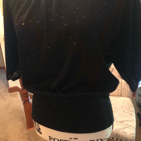 Beautiful black top with lace detail in the back. - Picture 3 of 5